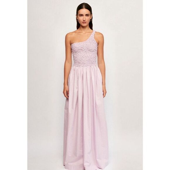 S/W/F Mottled One Shoulder Maxi - Dusk  Size S Wedding Guest Dress NWT$409 - Picture 1 of 7